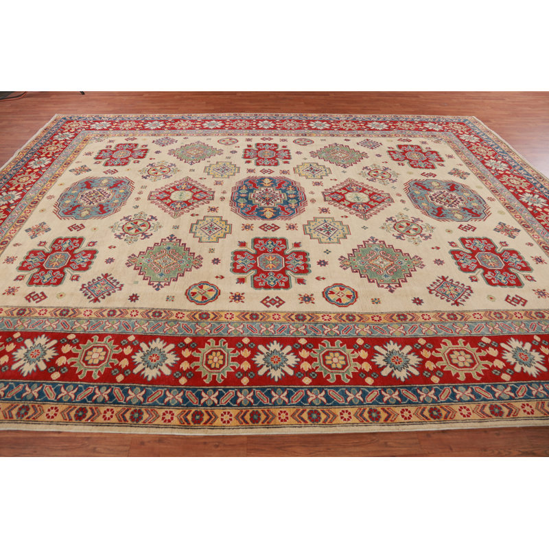 Vegetable Dye Kazak Oriental Area Rug