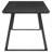 Smith Black Rectangular Ceramic Top Dining Table
