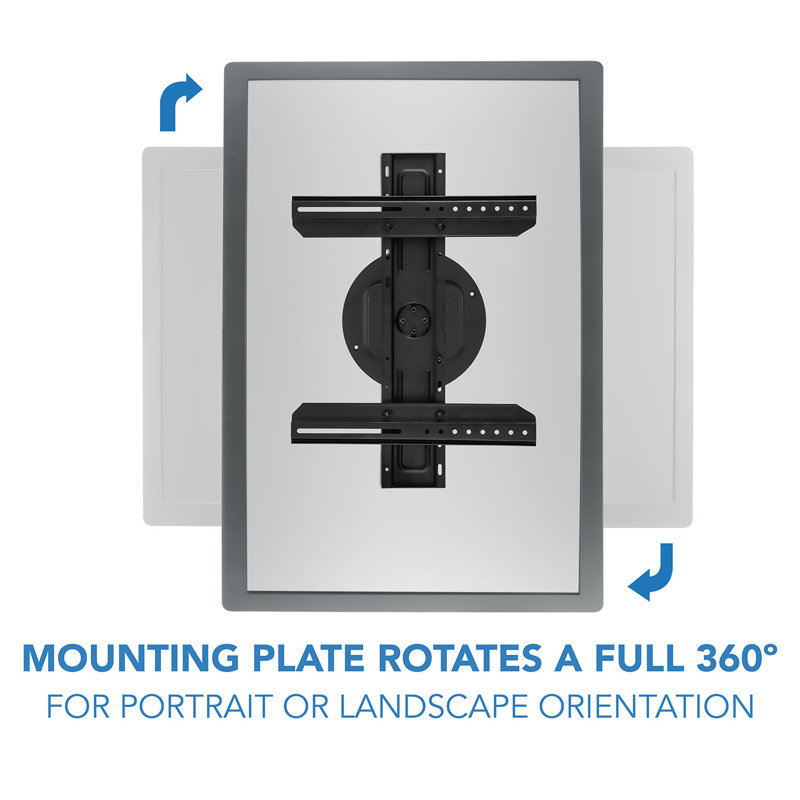 Mount-It TV Wall Mount w/ Full 360 Degree Rotation Fits Most TVs from 32" to 70", 110 lbs. Capacity