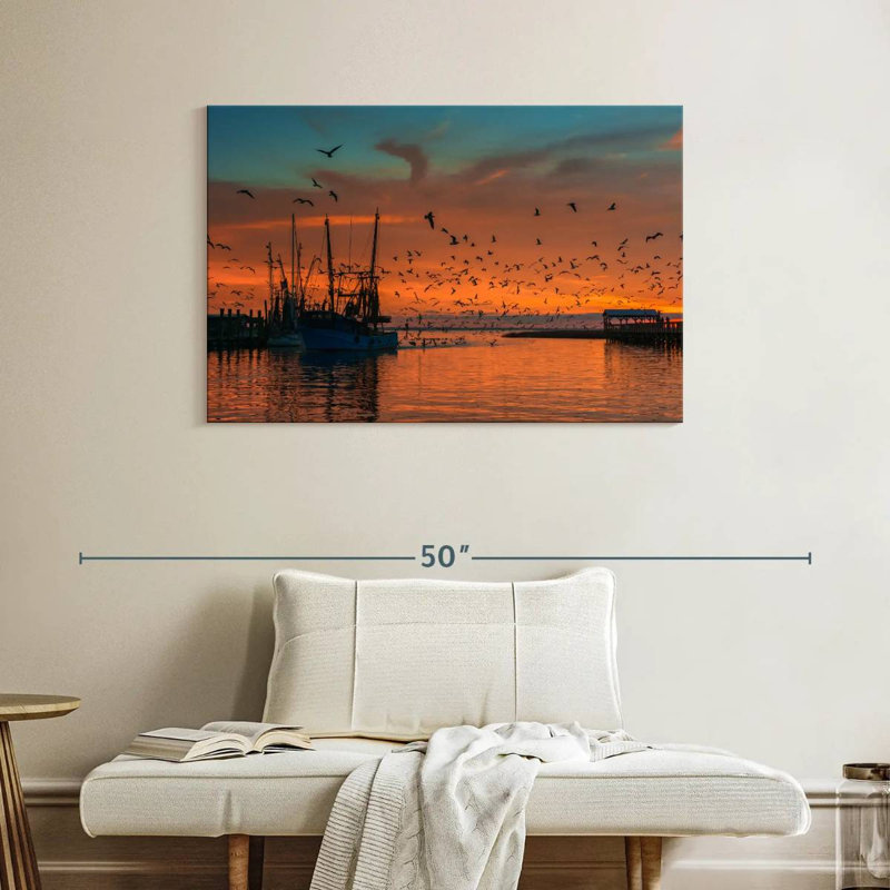 Bateau Mehar Shem Creek, H 26 po x l 39 po