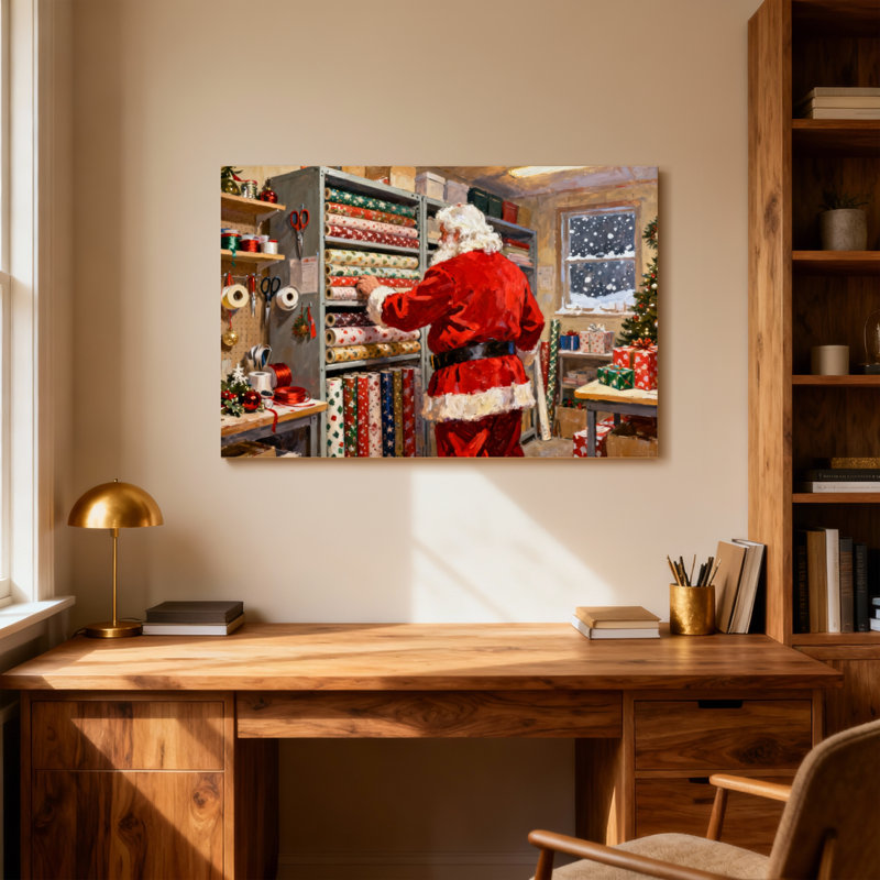 Christmas Christmas Claus, H 20 po x l 30 po