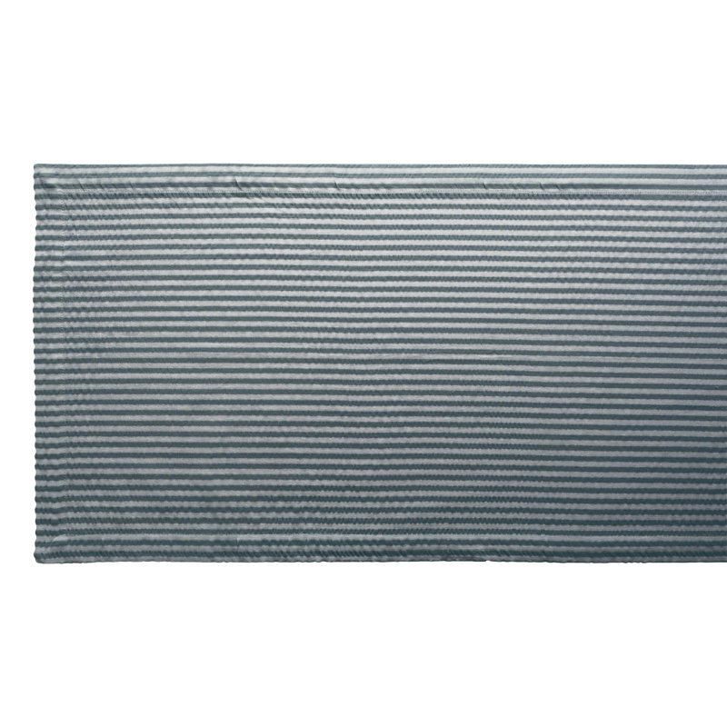 Wilford Seersucker Table Runner, Mineral, 108" L x 14" W