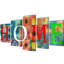 Home - 5 Piece Wrapped Canvas Print