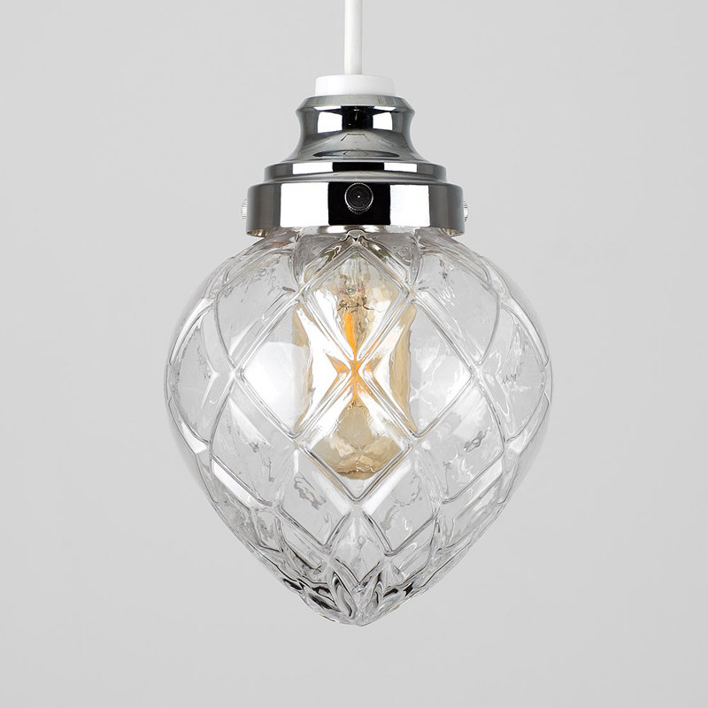 Aphrodite 19.5cm H Glass Novelty Pendant Shade ( Screw On ), ES E27