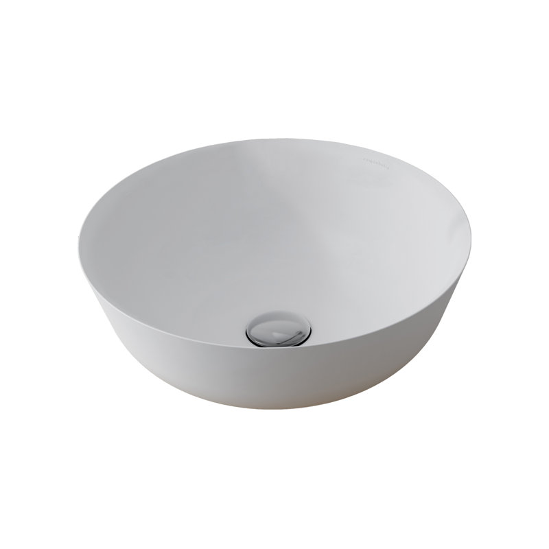 Acquabella Cristallo 2 Vessel Sink, Gloss White
