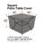 Jaylon Water Resistant Patio Chair Cover