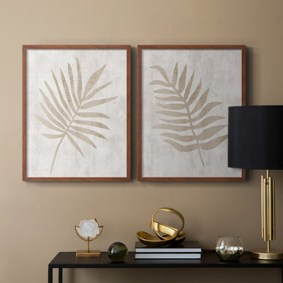 Peaceful Palm I-Premium Framed Print -Ready to Hang - No Nails Required - No Nails Required