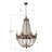 Gutierrez 8 - Light Dimmable Teardrop Chandelier