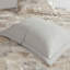 Ensemble d'édredon 7 pièces en mélange de coton texturé gris grand-117492986
