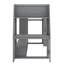 Multifunctional Wooden Gaming Loft Bed With Desk LED Lights And Storage Solutions-1500628424