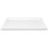 Plateau de douche, bac de douche antidérapant, ABS renforcé, 31,5 x 43,3 pouces, blanc