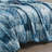 3-piece Reversible Microfiber Bedspread Set – Soft, Durable, Blue Abstract Design-120825097