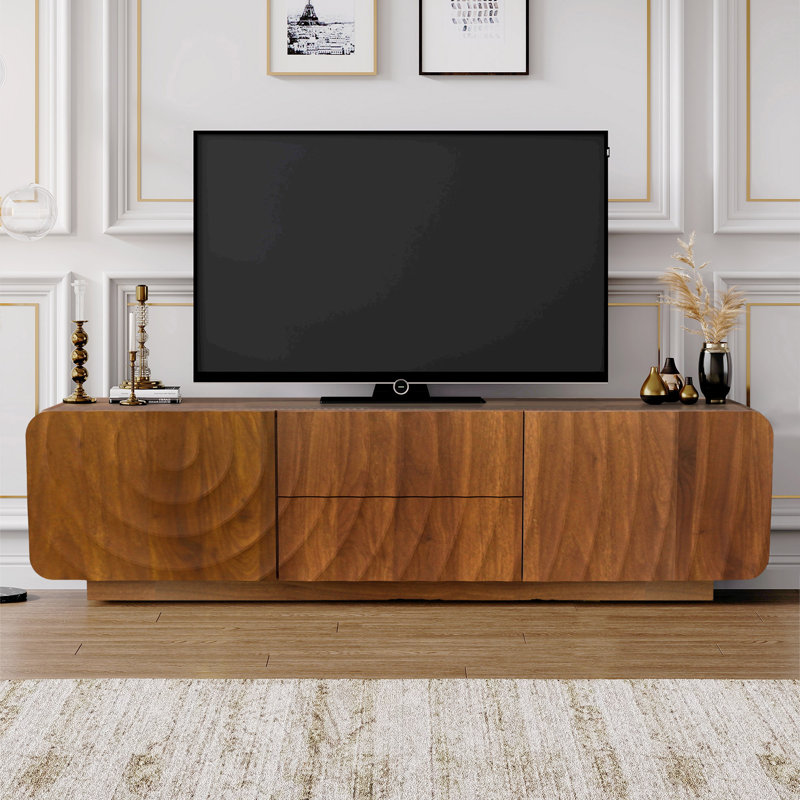 Meuble télé 58 po Modern, Noyer