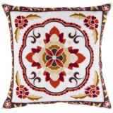 Embroidered Throw Pillow