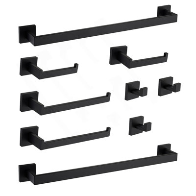 9 - Piece Bathroom Hardware Set
