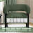 Corduroy Barrel Accent Chair with Solid Wood Legs-1497552059