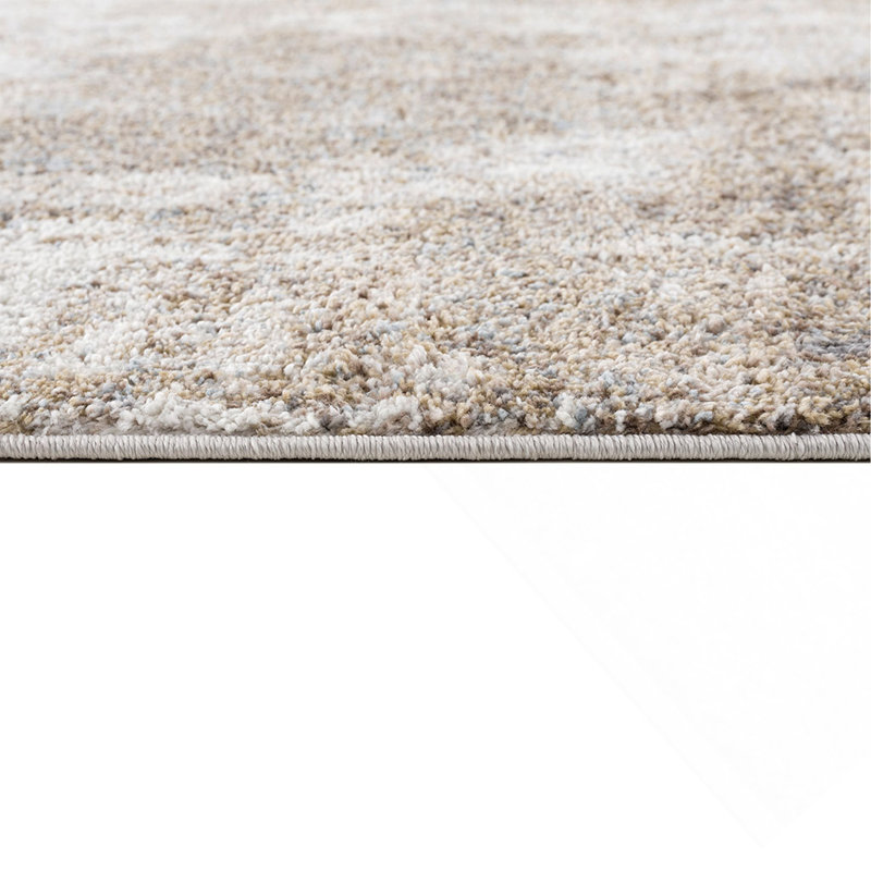 Cozy Shag Abstract Area Rug, Rectangle 5'3" x 7'