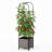 Carlinda Raised Garden Bed Planter Box With Wheels,Tomato Cage Planter With Trellis