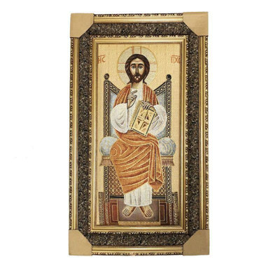 Tapisserie avec cadre en mélange de Jésus