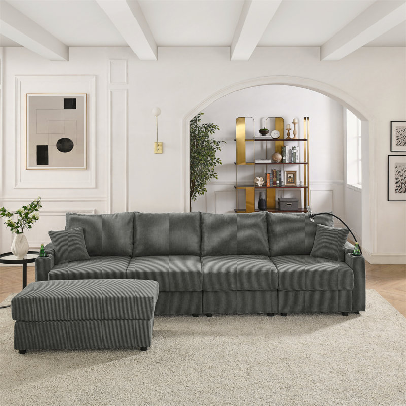 Sofas, Gray Chenille 