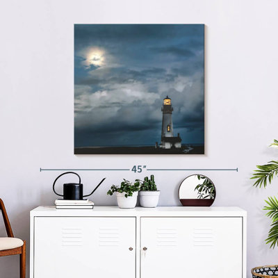 Aletra Lighthouse In Moonlight