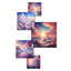 Kawaii Landscape Clouds - Clouds Wall Art, ensemble de 5