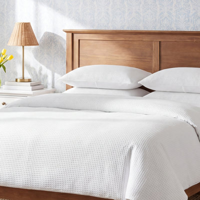 Felix Waffle Cotton Duvet Cover Set