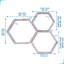 Adale 3 Piece Hexagon