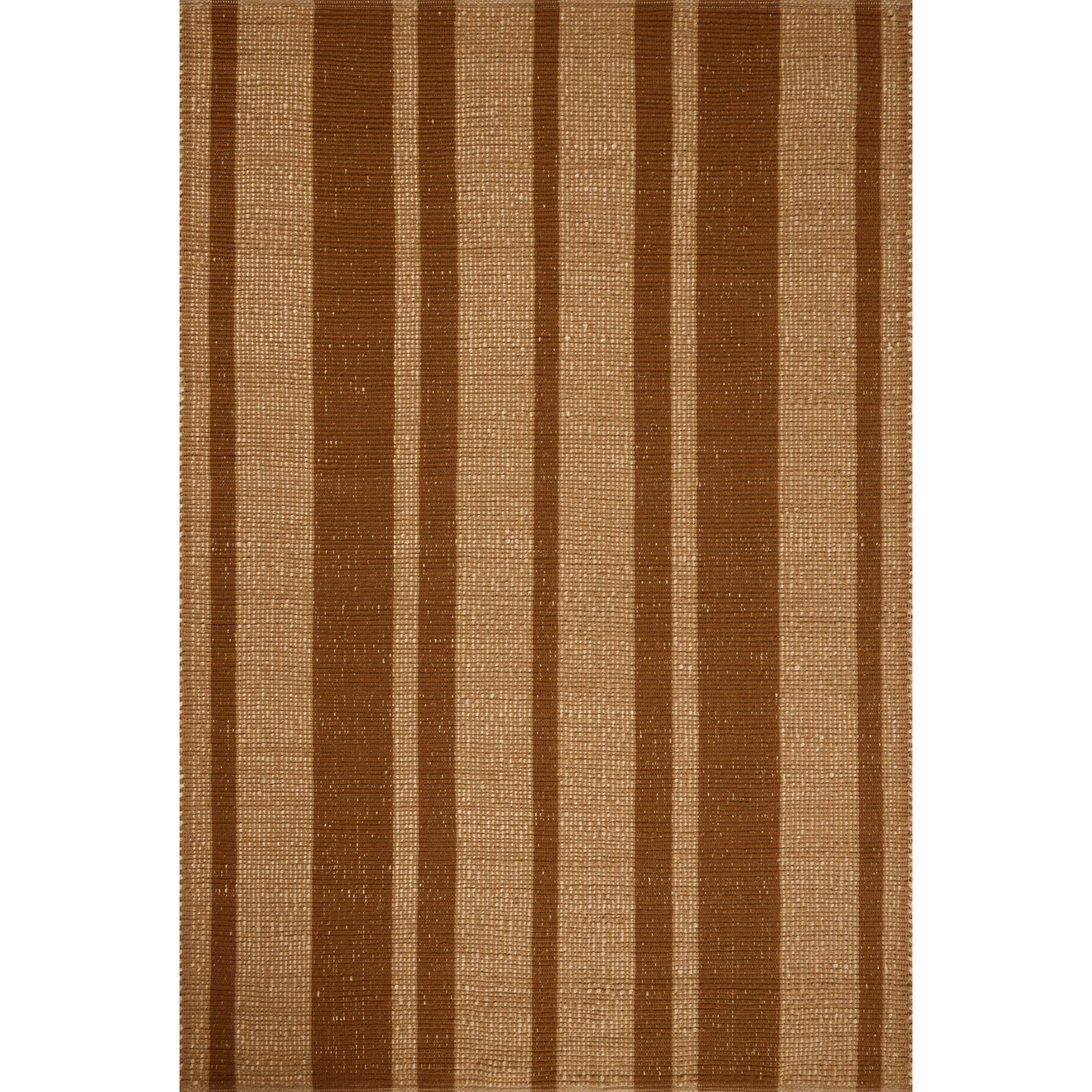 Leanne Ford x Loloi Weatherstaff Cinnamon / Natural Area Rug, Rectangle 2'3" x 3'9"