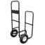 Bolton Outdoor Firewood Log Cart with Pneumatic Wheels and PVC Protective Cover - 250-lb Capacity