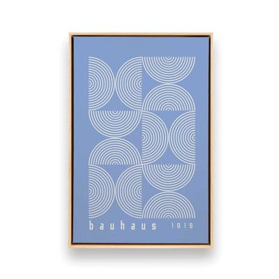 Blue Bauhaus Composition II, reproduction d'art sur toile