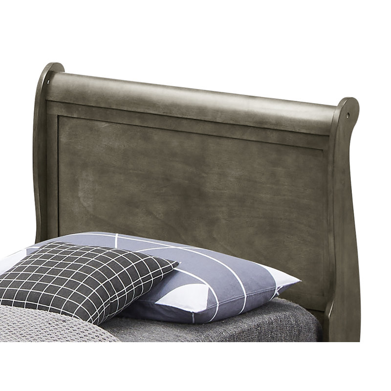Citronelle Standard Bed, Full, Gray