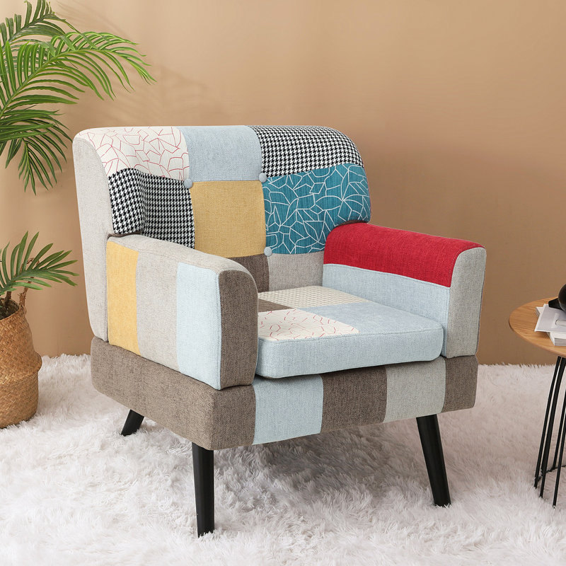 chaises de salon, chaise de lecture, chaise simple colorée