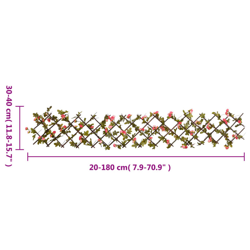 Chaena Lattice Panel, 40 cm W x 30cm D