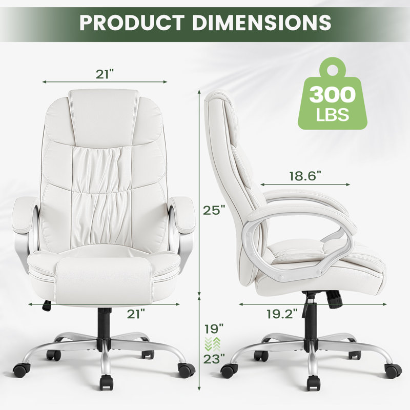 Fauteuil de direction Enosburg, Blanc