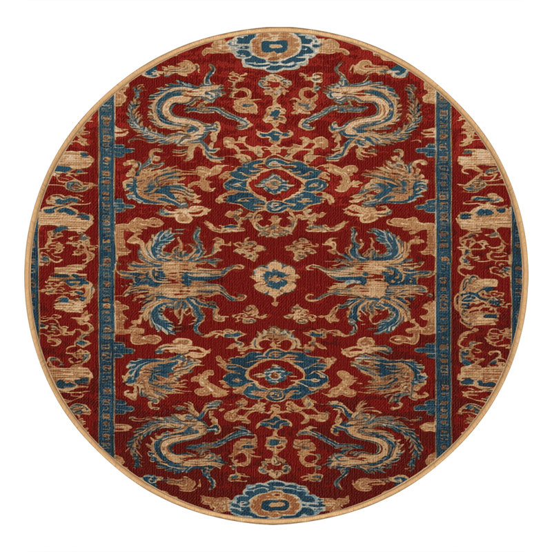 Washable Mandarin Fruits Area Rug, Runner 2' x 5'
