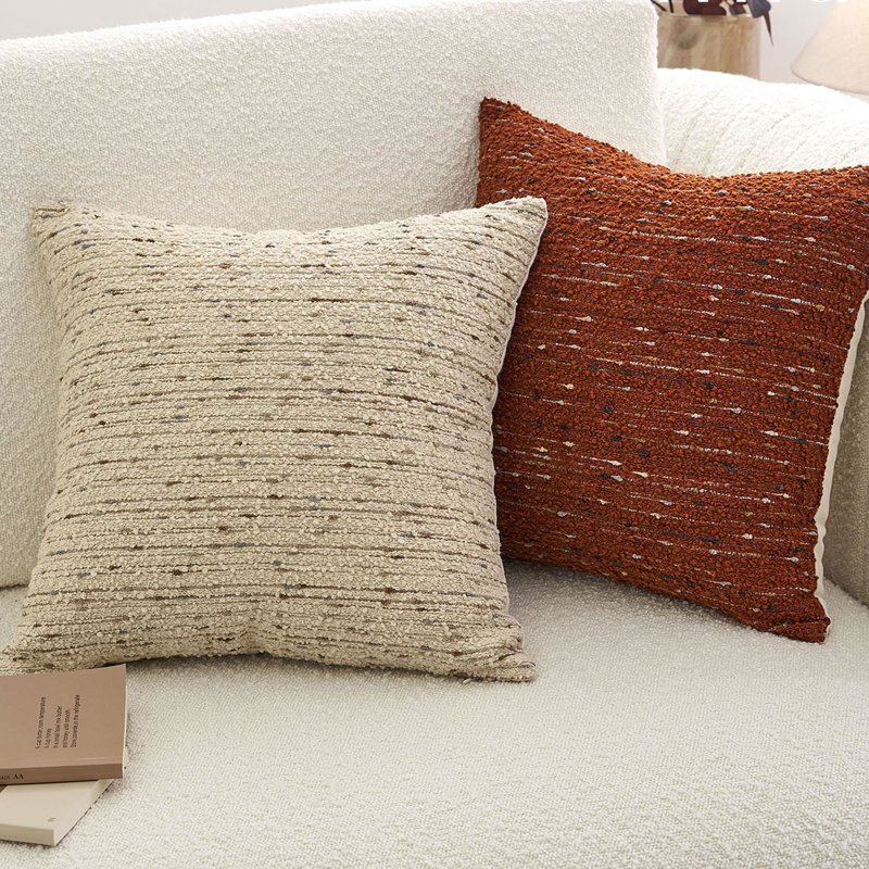 Housse de coussin Palermo, Crème brûlée