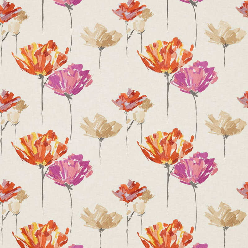 Pennello Fabric, Sunset/Fuchsia/Jute