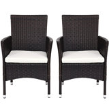 Anaid Wicker Outdoor Lounge Chair