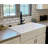 Parker White Fireclay 34" Single Bowl Quick-Fit Farmhouse Apron Front Drop-in Kitchen Sink and Drain-85267280