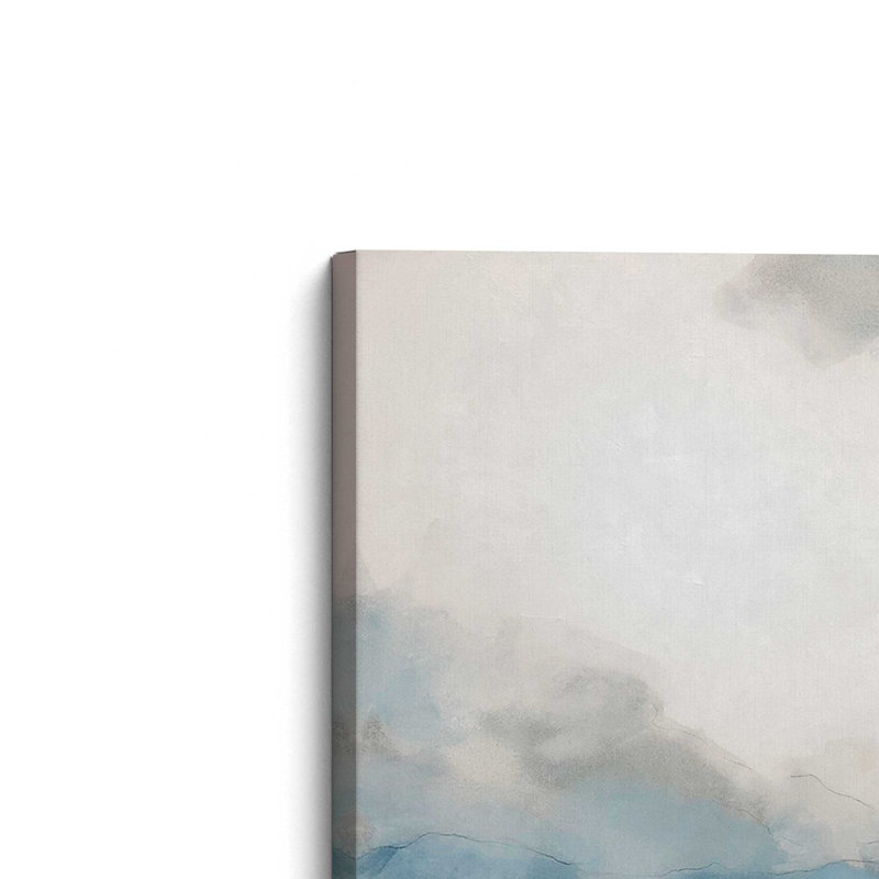 Misty Blue Reflections Wrapped Canvas, 40" H x 60" W , 1