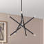 Lustre 8 lumières bronze avec détails en laiton antique-996542538