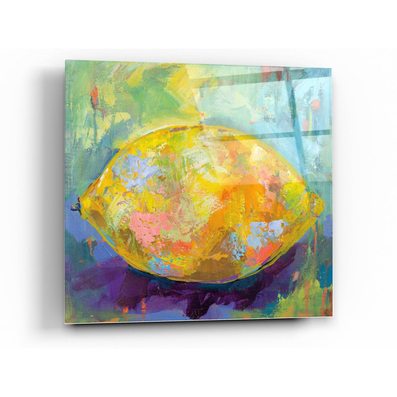 'Lemon' by Jeanette Vertentes, Acrylic Glass Wall Art, 36" H x 36" W x 0.2" D