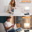 Lampe de table USB pour chambre à coucher avec 3 températures de luminosité de couleur, lampe de chevet avec USB-C, ports de charge USB et fentes pour téléphone, lampe de bureau pour bureau, ampoule à DEL incluse