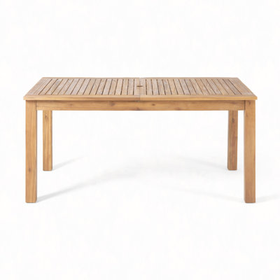Outdoor Expandable Acacia Wood Dining Table