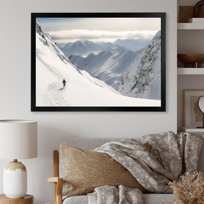 Winter Mountain Top I - reproduction sur toile