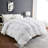 All Seasons Pinch Pleat Feather Down Comforter Warm and Breathable for Cozy Sleep-407977506