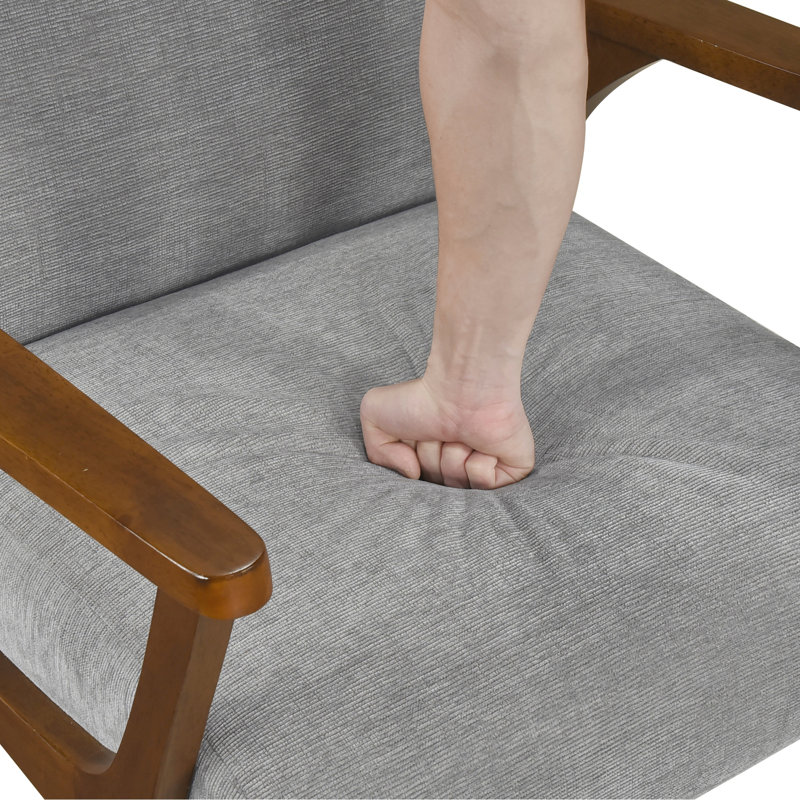 Fauteuil d'appoint contemporain, durable et élégant, Gris
