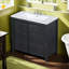 Meuble-lavabo rustique 36 po - finition vieillie, lavabo en céramique, fermeture en douceur?-1315806718