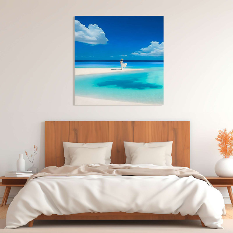 Tropical Landscape: Serenity Cove I by Dario Marzi - Wrapped Canvas Print, 70cm H x 70cm W